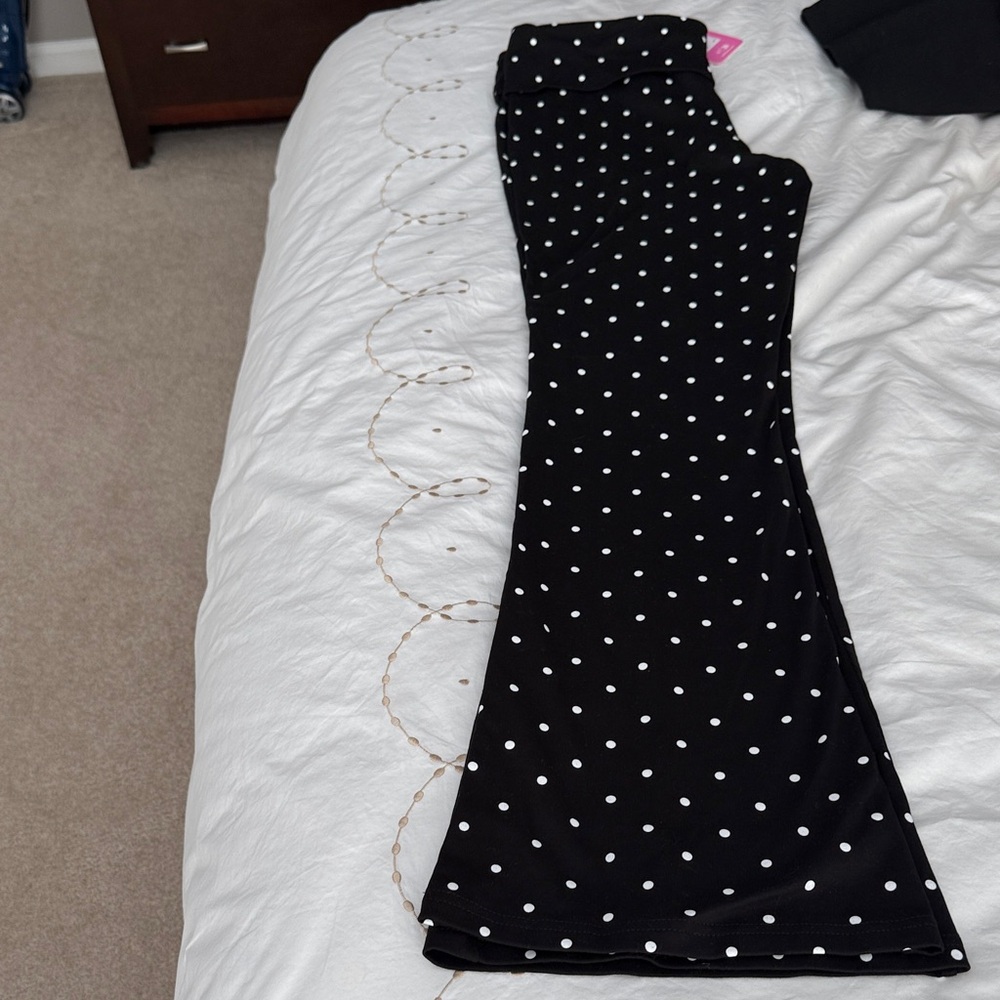 Edikted Black with White Polka Dots